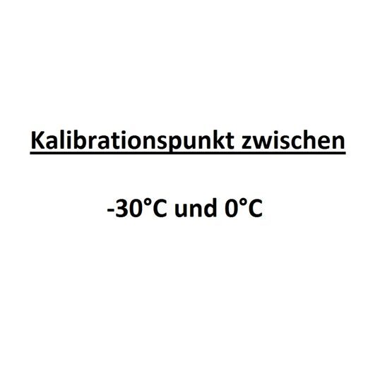 Kalibrationspunkt zwischen -80°C und -31°C