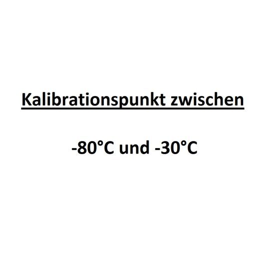 Kalibrationspunkt zwischen -30°C bis 0°C